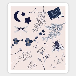 Delicate Constellation Print Sticker